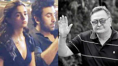 Alia Bhatt supports Ranbir Kapoor as Rishi Kapoor passes away