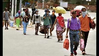 2 lakh migrant workers crossed state borders during lockdown