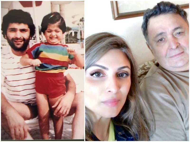 10 Moments Of Rishi Kapoor And His Daughter Riddhima Kapoor Sahni That ...