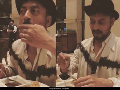 Irrfan Khan's son Babil Khan shares a throwback video of late father relishing pani-puri