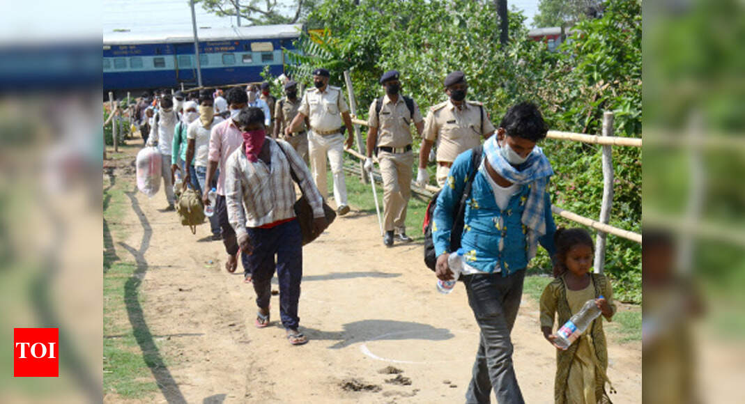 First special train carrying nearly 1,200 migrant labourers reaches ...