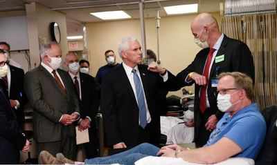Mike Pence says he should have worn face mask at Mayo Clinic
