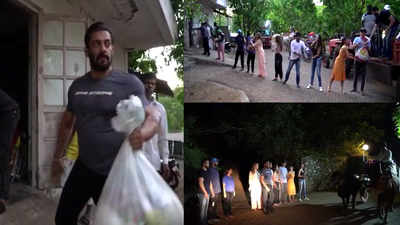 Coronavirus pandemic: Salman Khan provides food supplies to the locales in Panvel, Jacqueline Fernandez, Iulia Vantur among others help him too