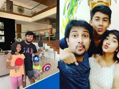 From Ganesh to Prem: This is how Kananda stars are spending time with their kids at home