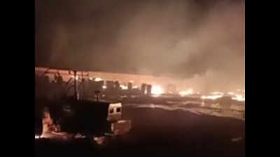 Two factories gutted in different fire incidents in Ambala