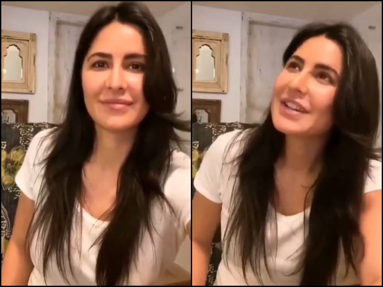 Katrina Kaif X Video Real - Katrina Kaif accidentally starts a live video and her cute expressions are  simply aww-dorable â€“ watch | Hindi Movie News - Times of India