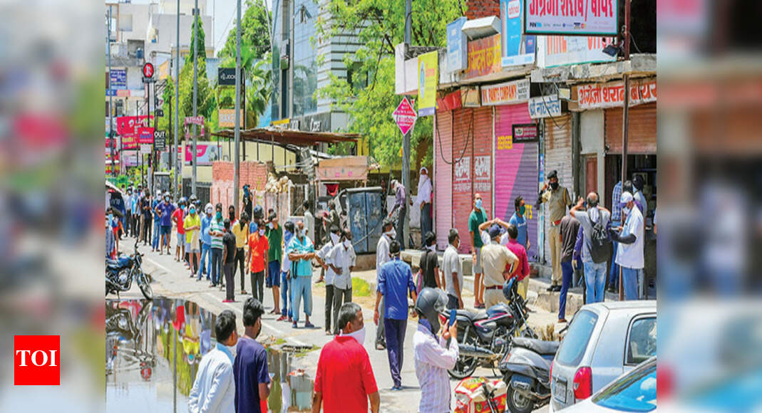 Liquor Shops Open in Rajasthan Liquor shops open, chaos reigns across