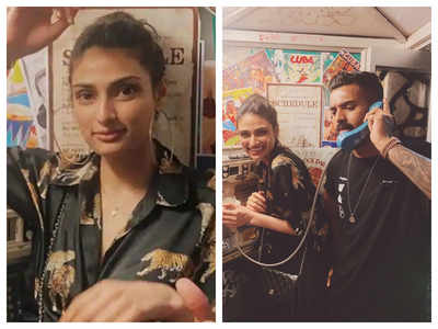 Athiya Shetty shares a throwback pictures reminiscing her vacay days with beau KL Rahul