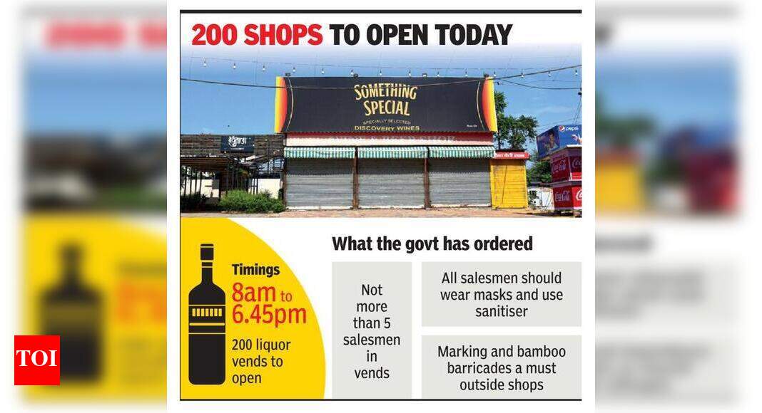 Liquor vends to open today, government gives traders relief on licence