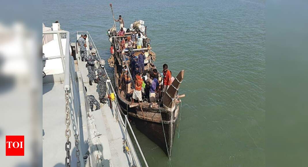 Rohingya stranded on boat for weeks taken to Bangladesh island - Times ...
