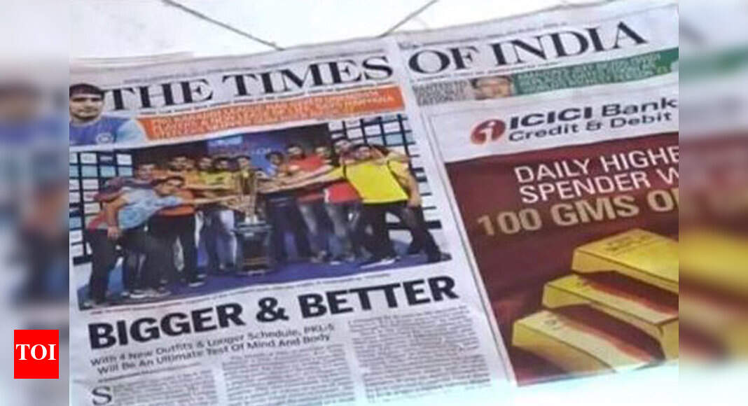 TOI widens gap, leads HT by 2.9L in Delhi-NCR