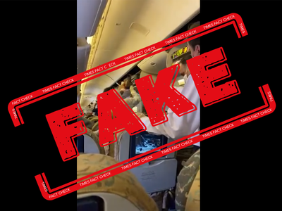 FAKE ALERT: Video of passengers outraging against airline staff is not from Air India plane