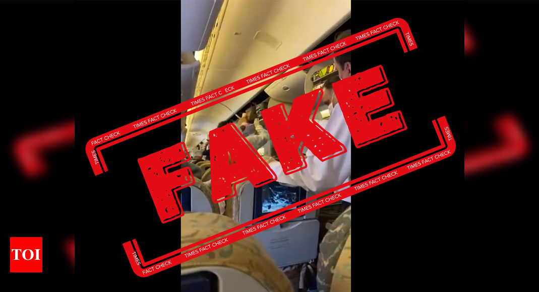 Fake Alert Video Of Passengers Outraging Against Airline Staff Is Not