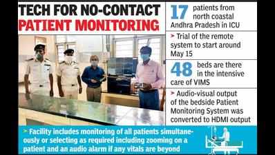 Navy facilitates remote monitoring of Covid patients at VIMS intensive care