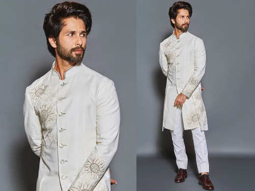 From Ranbir Kapoor to Shahid Kapoor: Summer sherwani styles to steal from these Bollywood stars | The Times of India