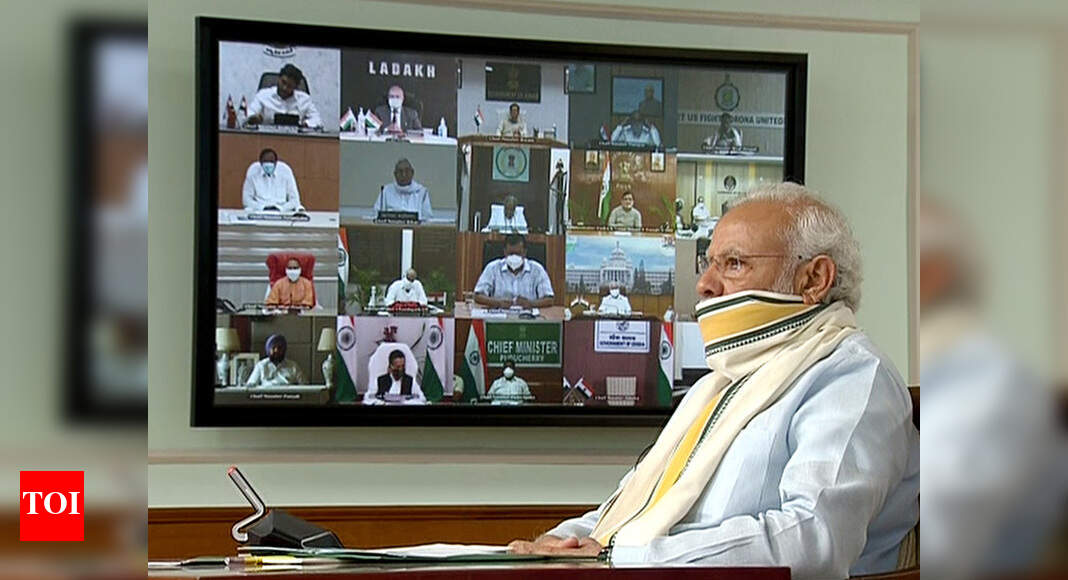 PM interacts with CMs on Covid containment plan