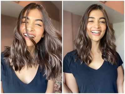 Pooja Hegde gets a hair makeover at home amid lockdown- see photos
