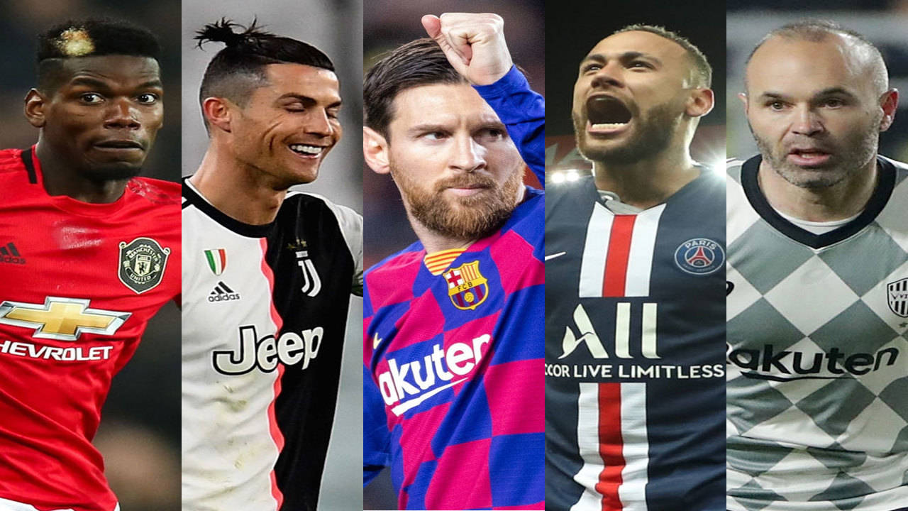 The world's 10 highest-paid football players in 2021, ranked: from Paris  Saint-Germain star Lionel Messi to Manchester United's Cristiano Ronaldo  and Paul Pogba