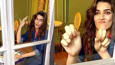 Kriti Sanon shows her quarantine mood and we all can relate to it