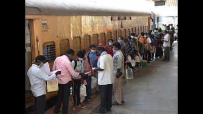 1413 migrants from Odisha board Shramik rail at Chittoor