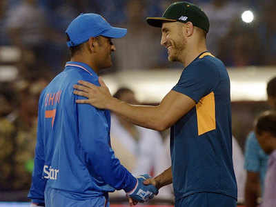 Dhoni's incredible gut feeling is his biggest strength: Du Plessis
