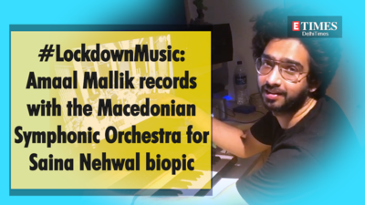 #LockdownMusic: Amaal Mallik records with the Macedonian Symphonic Orchestra for Saina Nehwal biopic