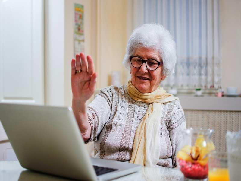 video call: Amidst lockdown, boomers are getting a hang of digital life -  Times of India