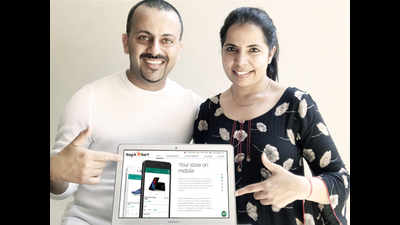 Mohali couple makes App to help businesses go online in 7 days