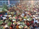 Social distancing norms flouted as crowd gathers for village fair in Karnataka, see pictures