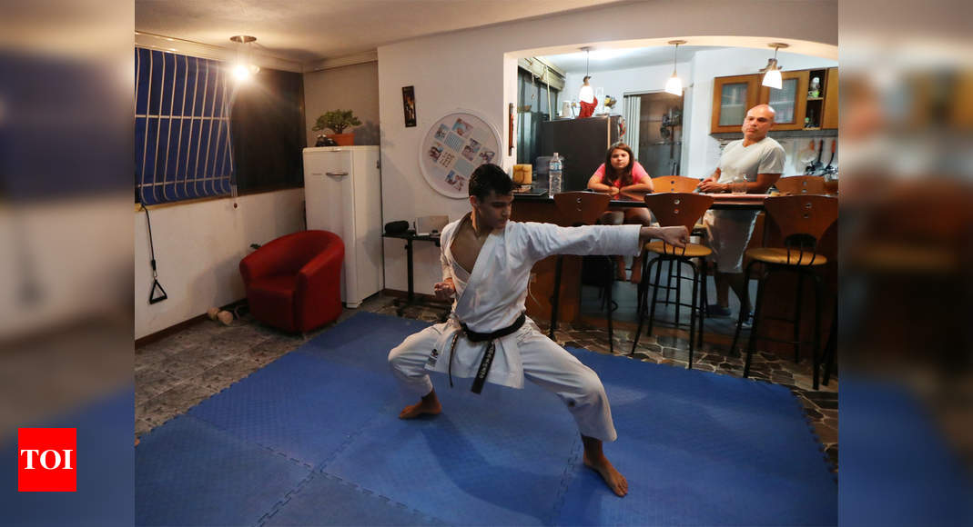 En Venezuela en cuarentena, el campeón de kárate lleva el entrenamiento a la sala |  Más noticias deportivas