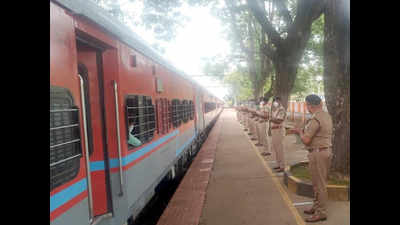 Shramik special trains arranged by SWR depart for Gorakhpur, Lucknow