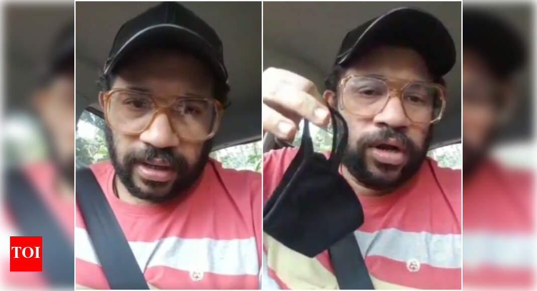 Watch: Bigg Boss fame RJ Raghu urges people not to buy masks from ...