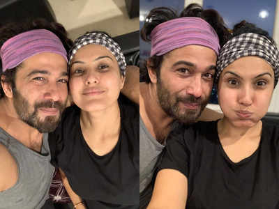 Kamya Panjabi and Shalabh Dang share their post-workout selfie and they are all fun