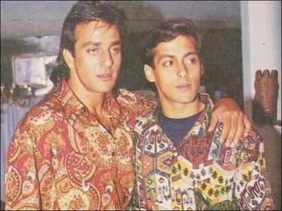 Sanjay Dutt and Salman Khan were always the coolest boys and THIS throwback picture proves it
