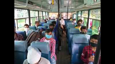 Punjab starts free bus service for migrant workers to return to UP