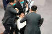 In pics: Hong Kong legislators trade blows 