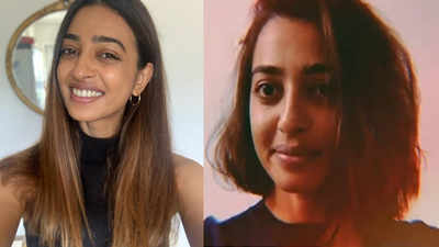 Radhika Apte gives herself a haircut during the lockdown | Hindi Movie News  - Times of India