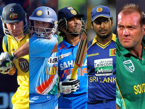 Top five batsmen with most half-centuries in ODIs