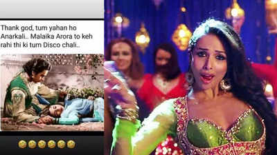 This hilarious meme mocking Malaika Arora's song 'Anarkali Disco Chali' will drive away your quarantine blues!