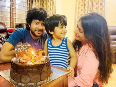 Bigg Boss Tamil 2 fame Vijayalakshmi celebrates son Nilan's birthday at home