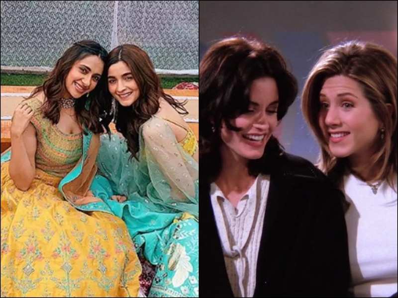 Alia Bhatt as Rachel and Akansha Ranjan Kapoor as Monica from FRIENDS is  the best video you'll watch on the internet today | Hindi Movie News - Times  of India