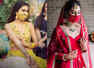 This bride wore matching masks with lehenga