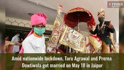 Strict social distancing, baraat sans band-baaja at this wedding in Jaipur amid lockdown