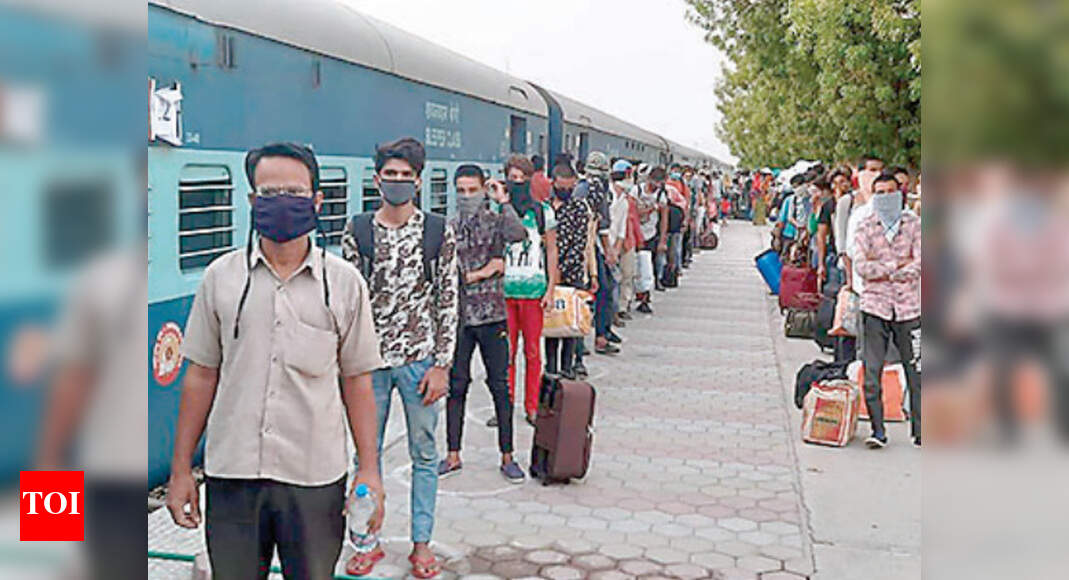 Rajasthan migrants arrive by two trains from southern states | Jaipur ...