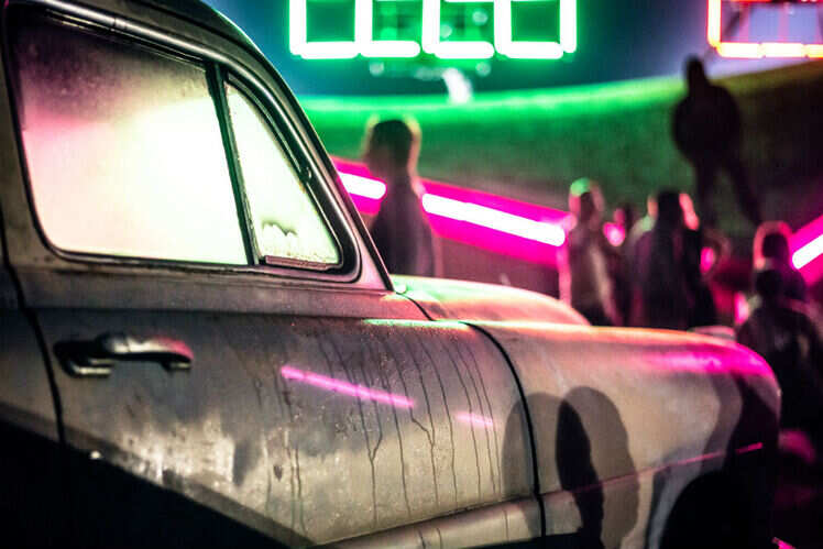Disco in the car