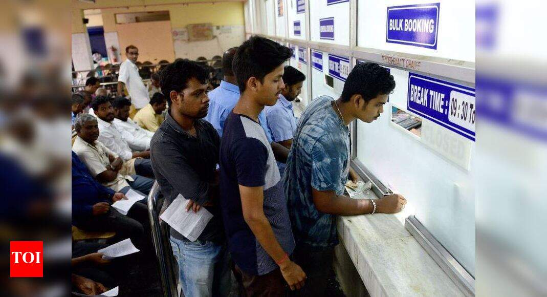 Railway ticket booking counters to open from today in phased manner