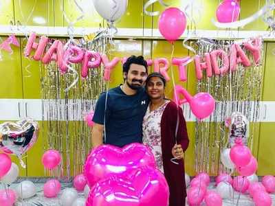 Yogesh makes wife Myna Nandhini’s birthday special during lockdown