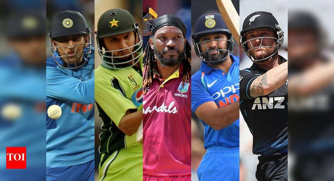 Top 5 Batsmen With Highest ODI Sixes in History: Batsmen with most