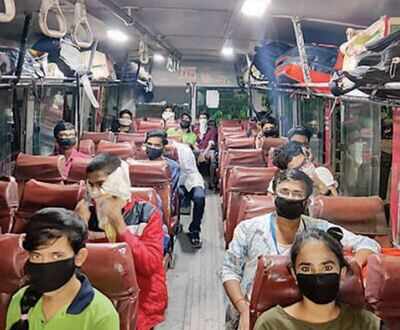 Over 560 buses were operationalised to bring students back from Kota.