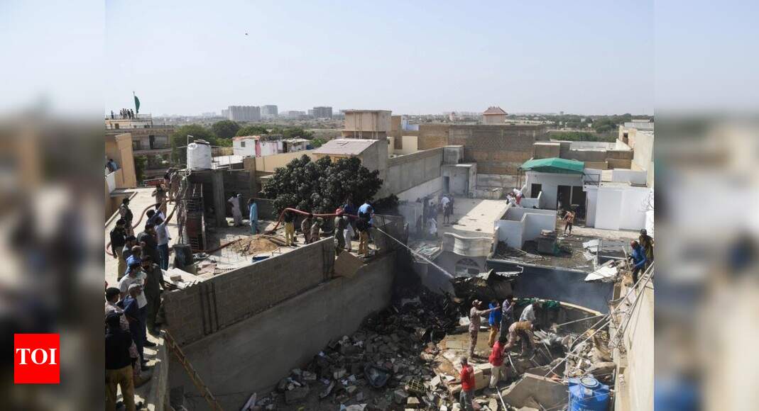 Pak plane with 107 on board crashes in Karachi; several feared dead